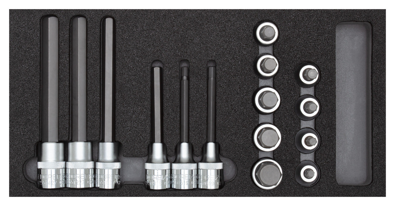 R22150011 - Gots tornavisos 1/2", en mòdul CT 2/6, 15 peces