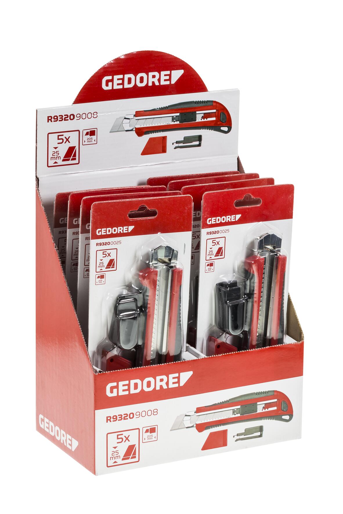 GEDORE red R93209008 - Display de punto de venta con 8 cutters de 25mm