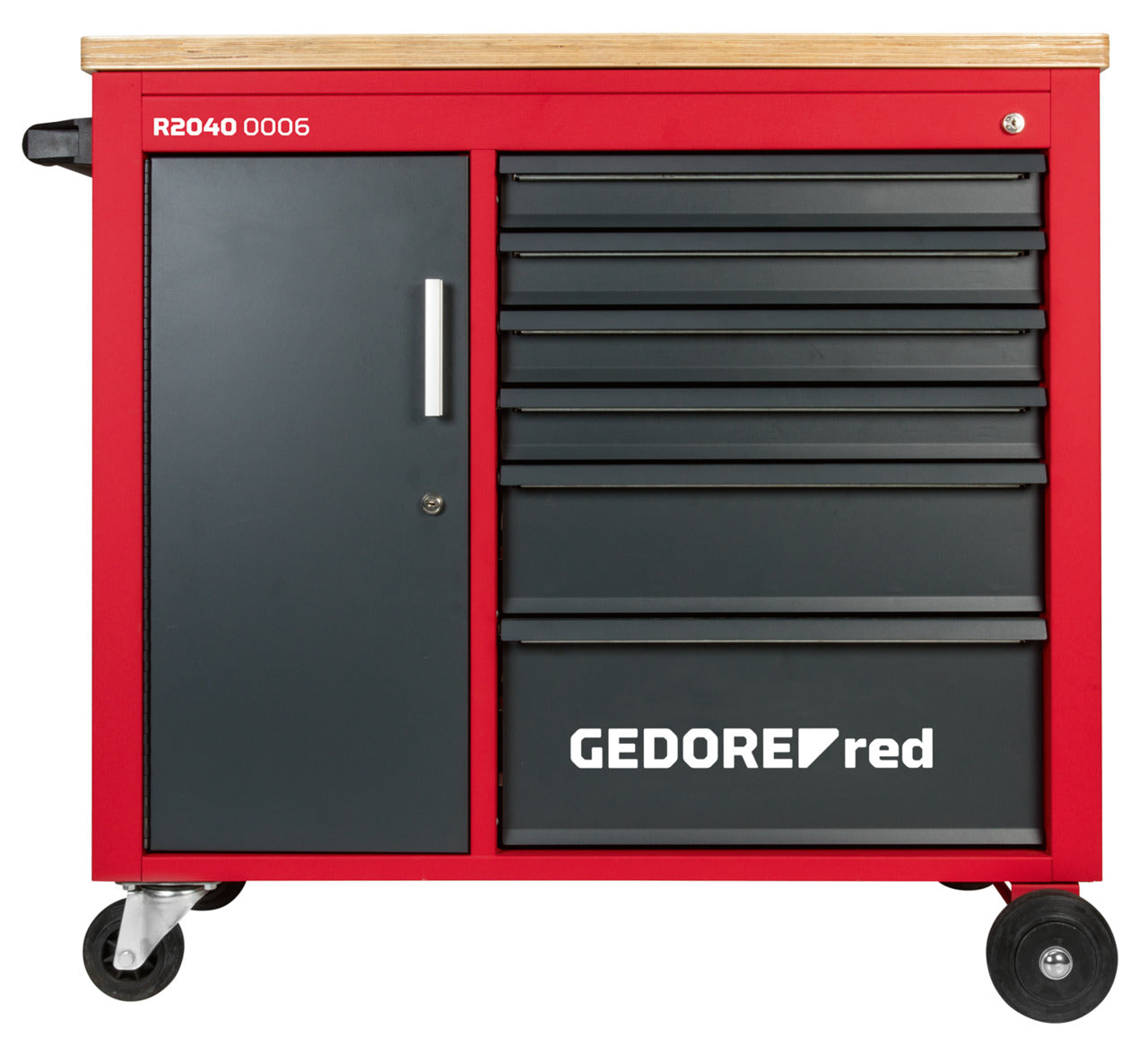 R20400006 - Banc de treball mòbil MECHANIC, amb 6 calaixos 988x431x935 mm