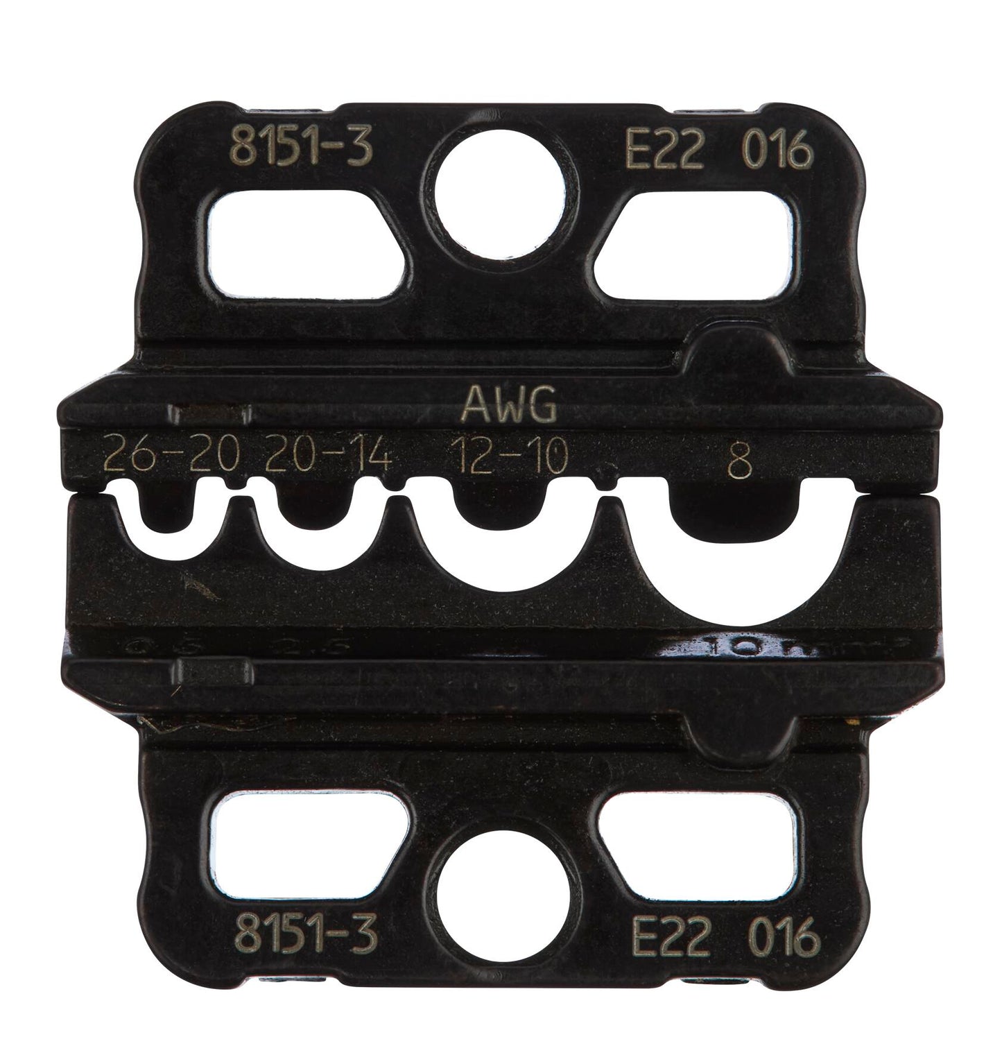 GEDORE 8151-3 - Juego de matrices de engarce f. unisol. Conector de engarce