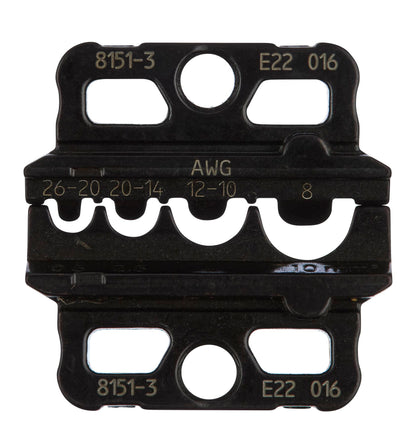 8151-3 - Juego de matrices de engarce f. unisol. Conector de engarce