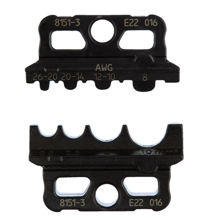 8151-3 - Juego de matrices de engarce f. unisol. Conector de engarce