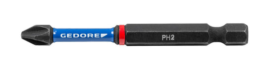 GEDORE 666 TR70 PH2-02 - Joc de puntes 2 peces PH 2, L. 70 mm (3517624)