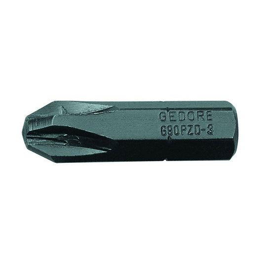 GEDORE 690 PZD 3 L S-010 - Punta Larga 1/4", PZ 3 (6553170)