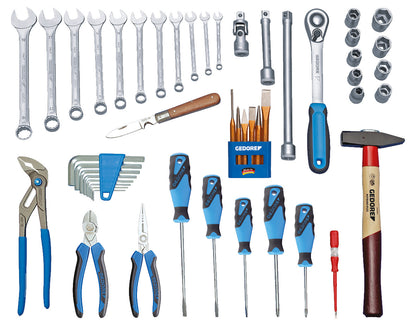 1000 - Maleta d'eines TOURING amb assortiment de 49 eines