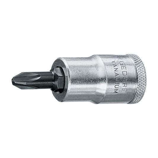 Vasos Destornilladores de 1/2" con punta cruciforme PH