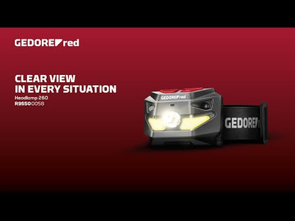 GEDORE red R95500058 - Frontal de 260 lumens