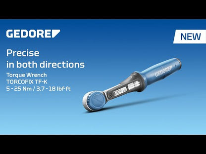 Torcofix K giltza dinamometrikoa, 1/4"-ko ardatz karratuarekin eta 1-5 Nm-ko irismenarekin