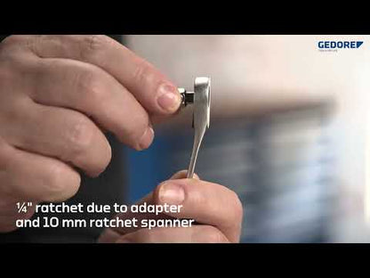 Vídeo del juego de 1/4" para mantenimiento GEDORE TC 666-142-033