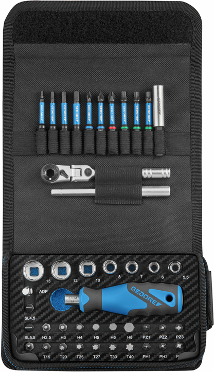 GEDORE TC 666-MK-043 - Ready to Fix Kit – Kit de 43 puntas 1/4"