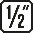 1/2"-ko eme TORX® inpaktu-giltzak
