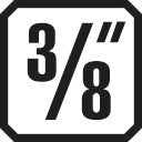 INBUS® 3/8"-ko hexagono-puntazko entxufeak