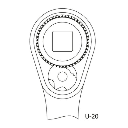 Carraca 3/8" en blister