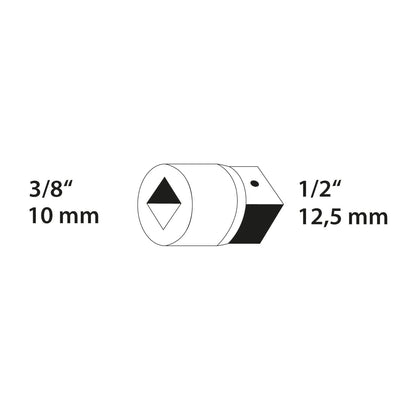 Pieza Ampliadora 3/8" a 1/2"