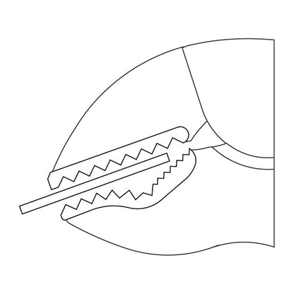 10"-ko helduleku-klampa