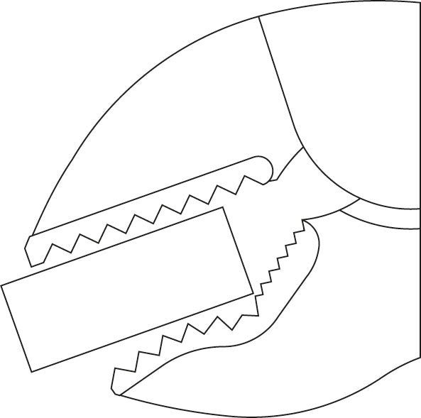 10"-ko helduleku-klampa