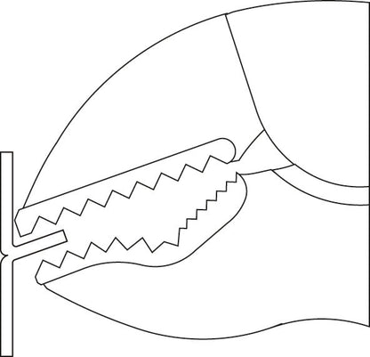 10"-ko helduleku-klampa