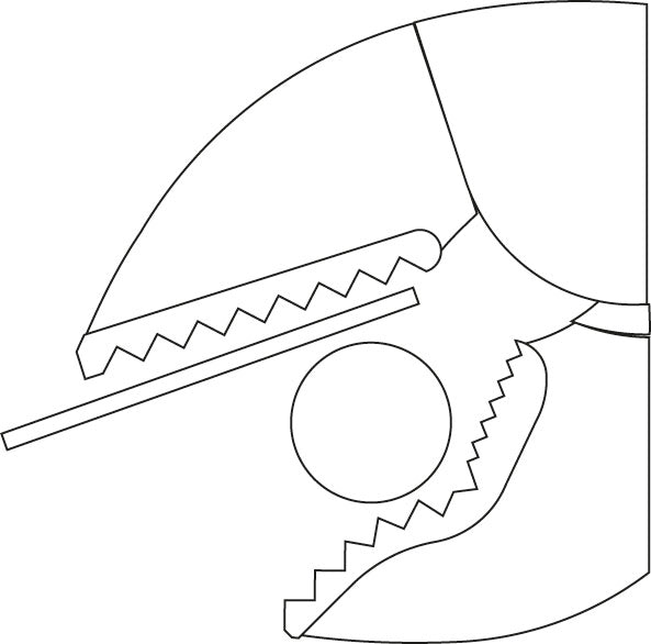 10"-ko helduleku-klampa