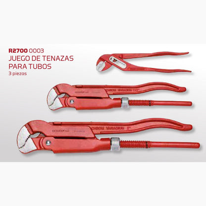 R27000003 - Joc de 3 tenalles per a tub