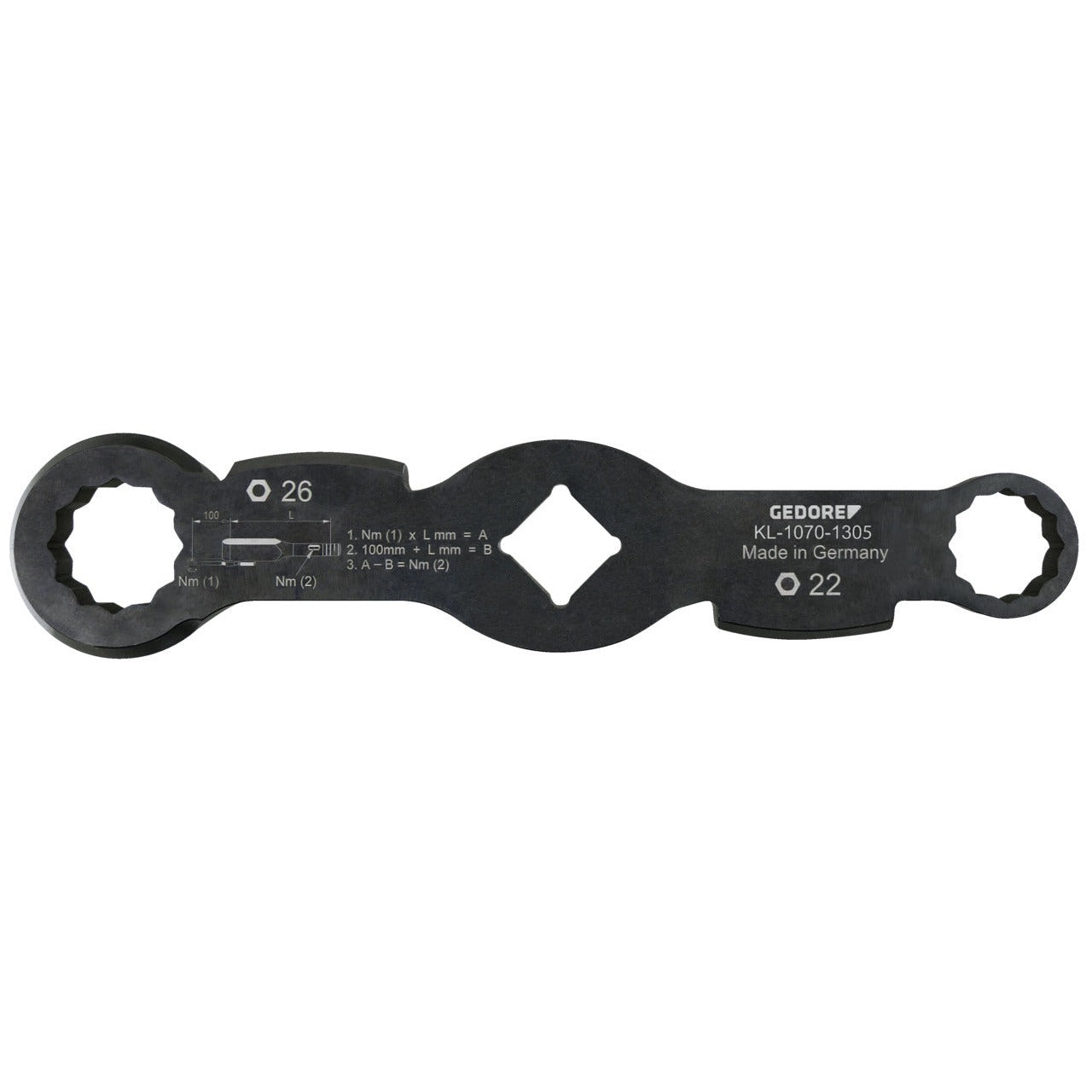 KL-1070-1305 - Clau de doble extrem, 22/26 mm (waf)