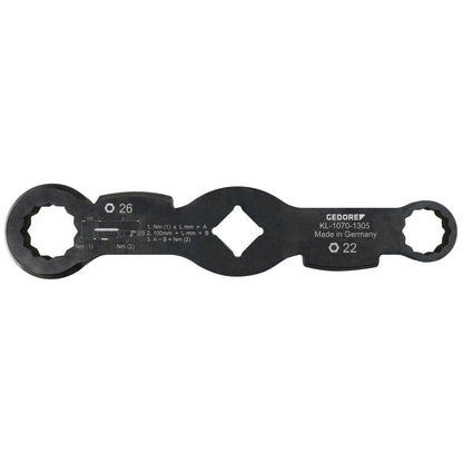 KL-1070-1305 - Clau de doble extrem, 22/26 mm (waf)