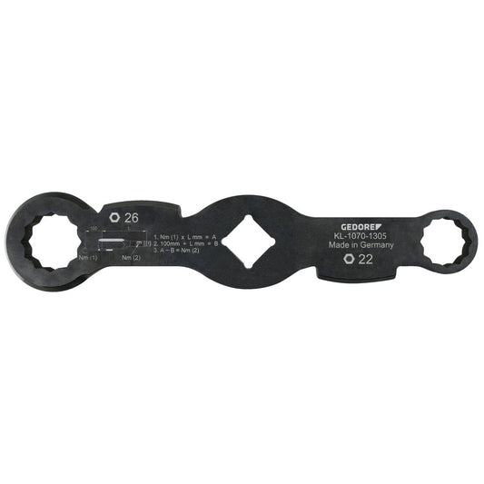 KL-1070-1305 - Clau de doble extrem, 22/26 mm (waf)