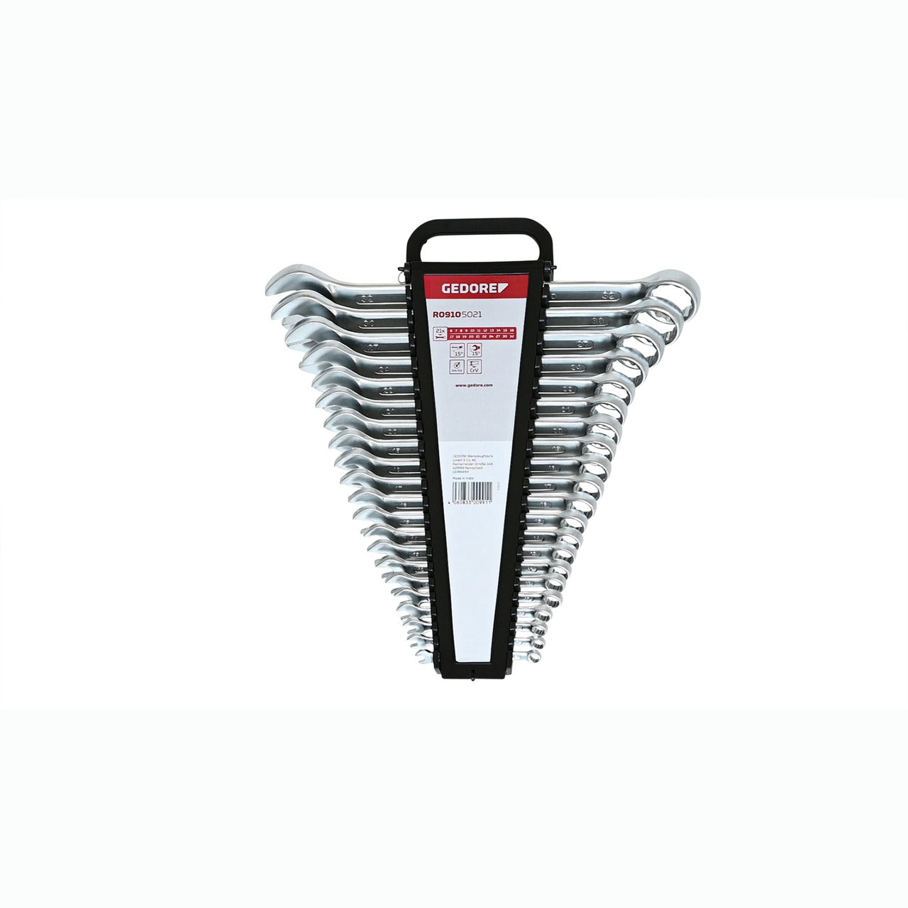 GEDORE red R09105021 - Joc de 21 claus combinades, 6-32 mm