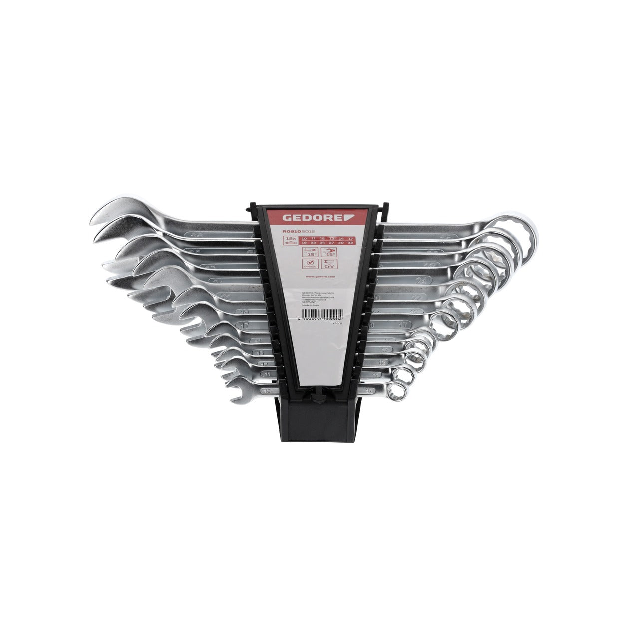 R09105012 - Joc de claus combinades, 10-32 mm, 12 claus