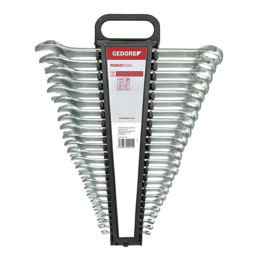 R09105024 - Joc de claus combinades, 6-32 mm, 24 peces