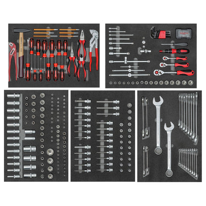 R22350012 - Joc de 273 eines en 5 mòduls d'escuma Check Tool