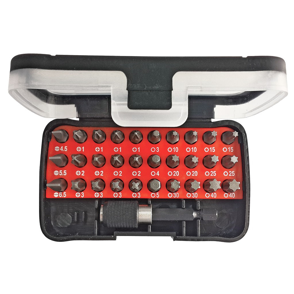 R33005031 - Joc de puntes 1/4" SL+PH+PZ+TX+hexagonal, 32 peces