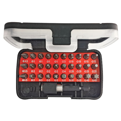 R33005031 - Joc de puntes 1/4" SL+PH+PZ+TX+hexagonal, 32 peces