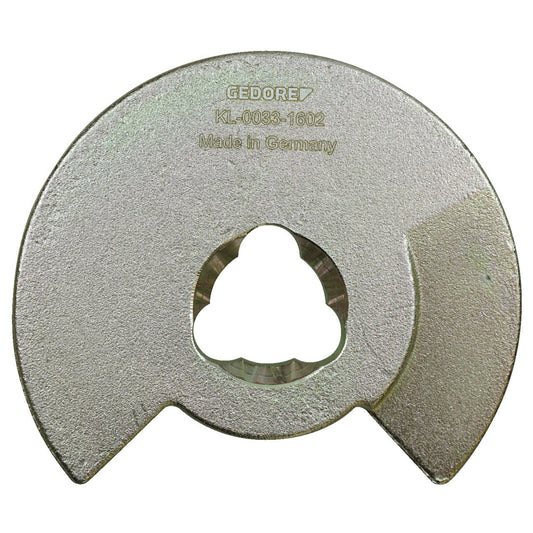 KL-0033-1602 - Grandària de la placa de pressió. 0A amb perfil d'ona
