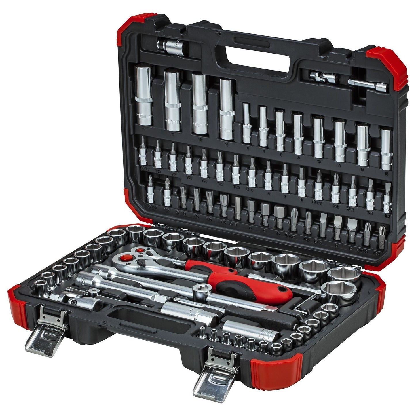 R46003094 - Joc de gots 1/4" i 1/2" en maletí amb 94 eines