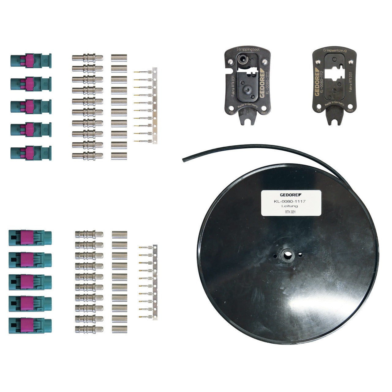 KL-0080-111 - Kit d'eines de reparació, FAKRA RTK031