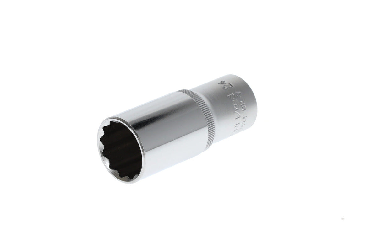 Vaso 1/2" bi-hexagonal 24 mm 77 mm