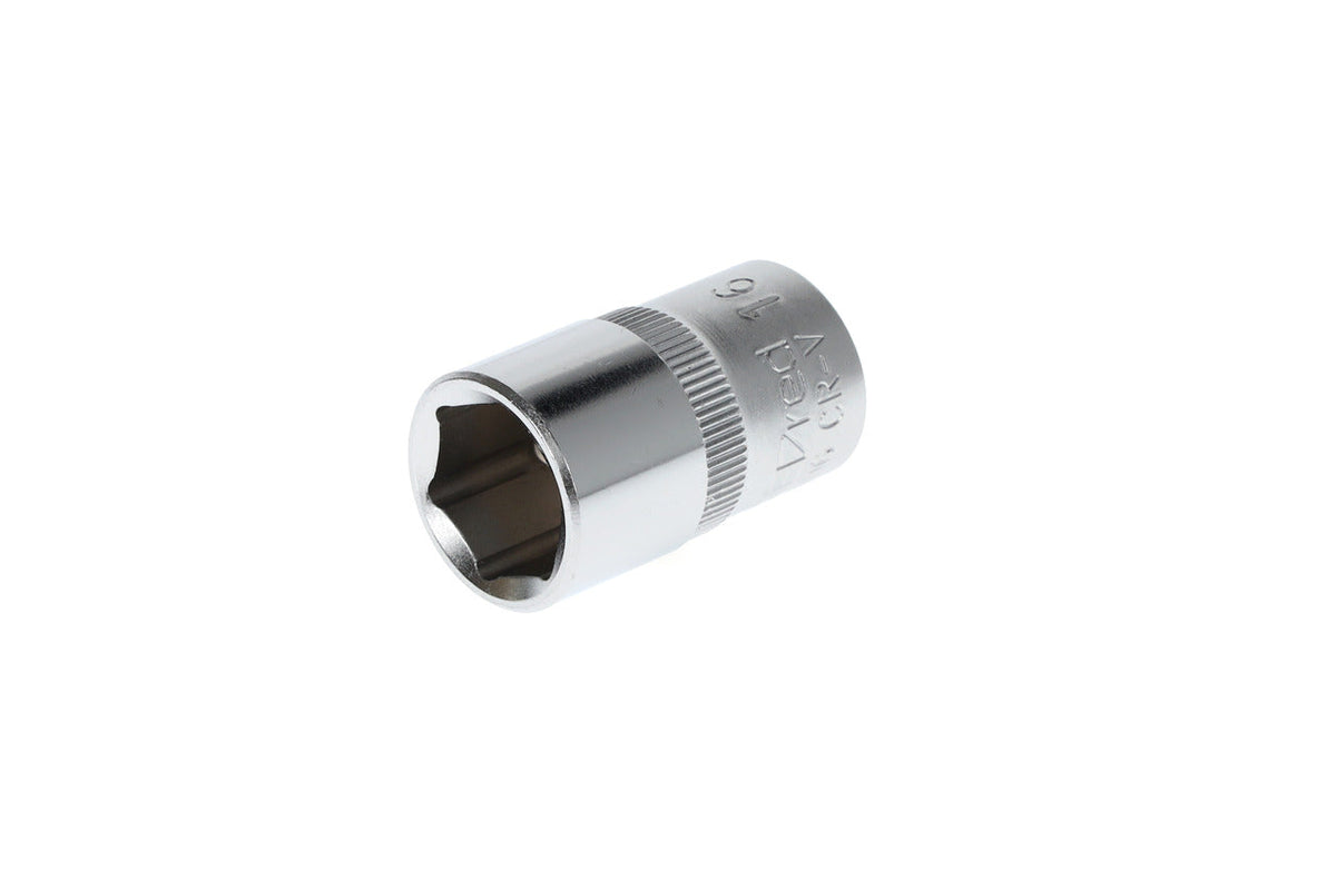 Vaso 1/2" hexagonal 16 mm 38 mm