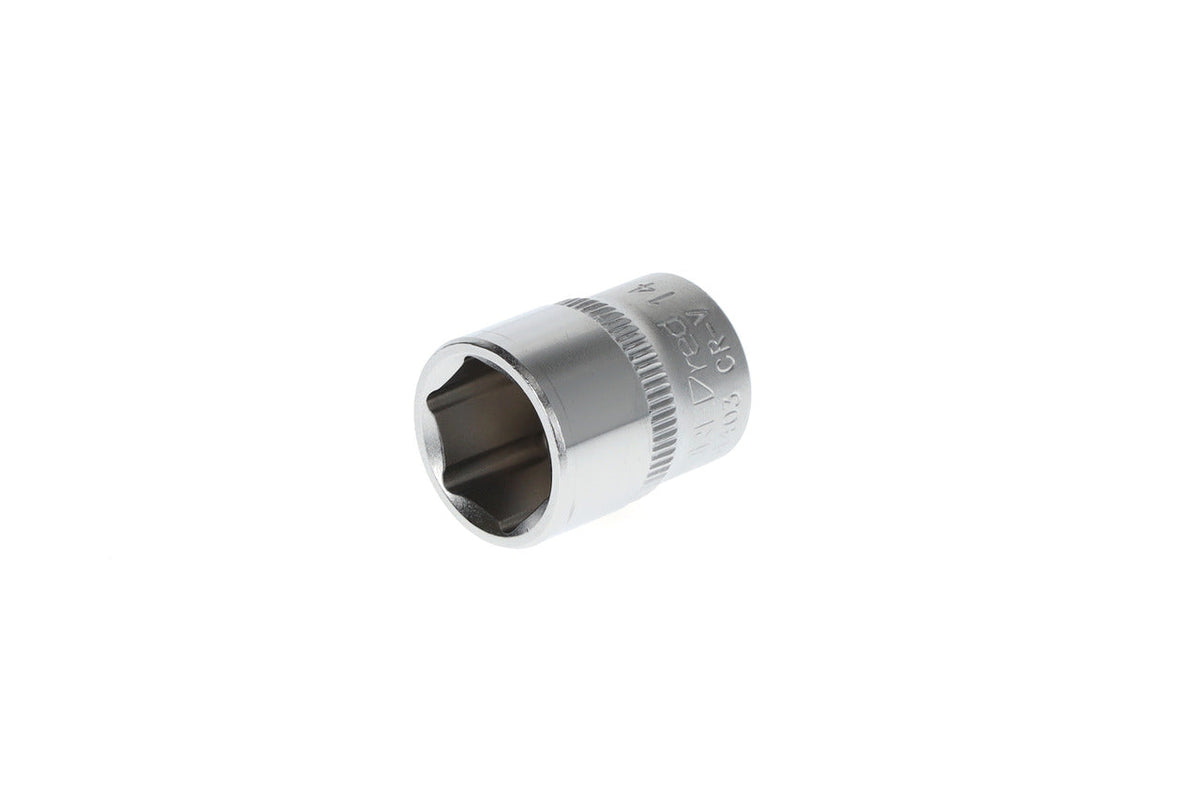 Vaso 1/4" hexagonal 14 mm 25 mm