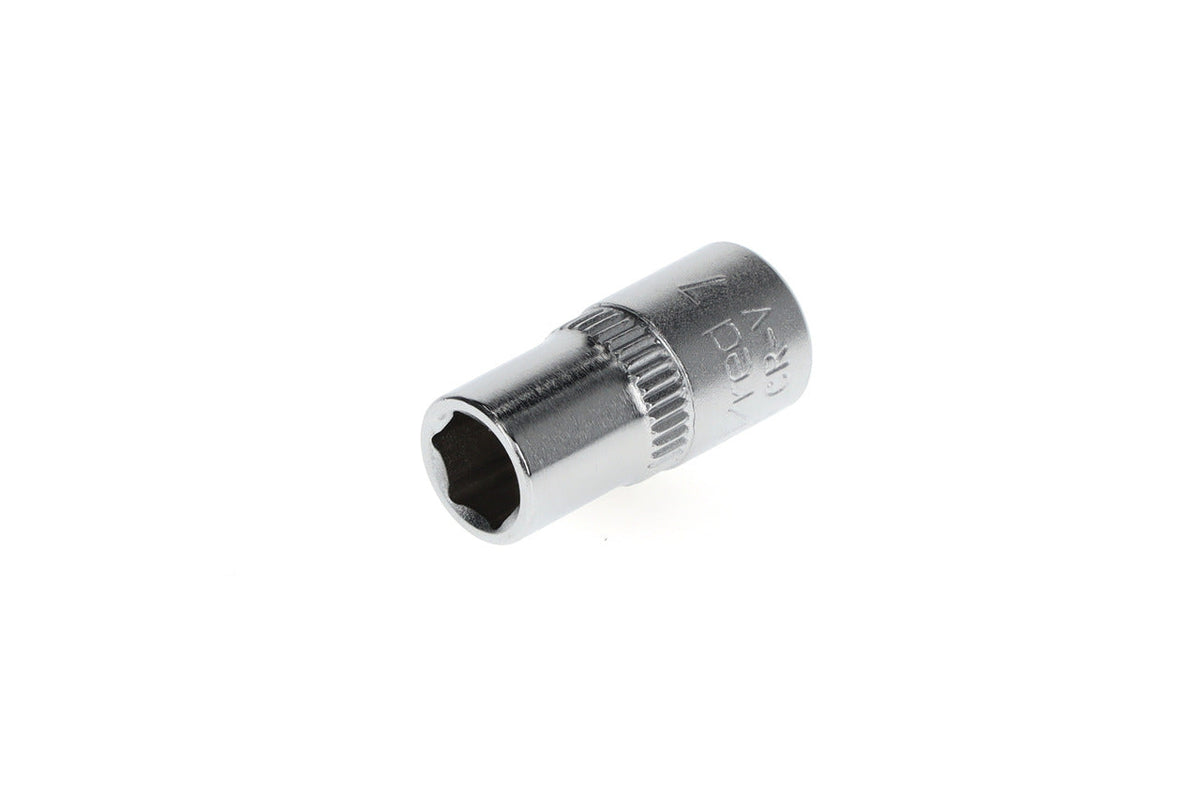 Vaso 1/4" hexagonal 7 mm 25 mm