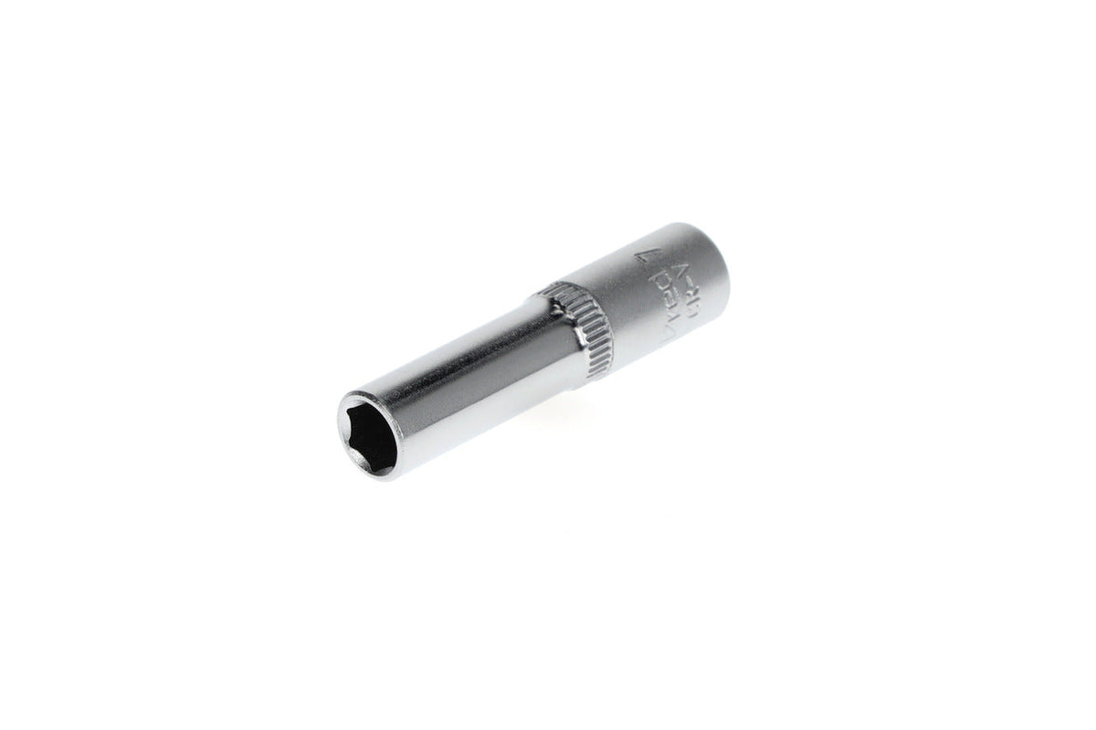Vaso 1/4" hexagonal 7 mm 50 mm