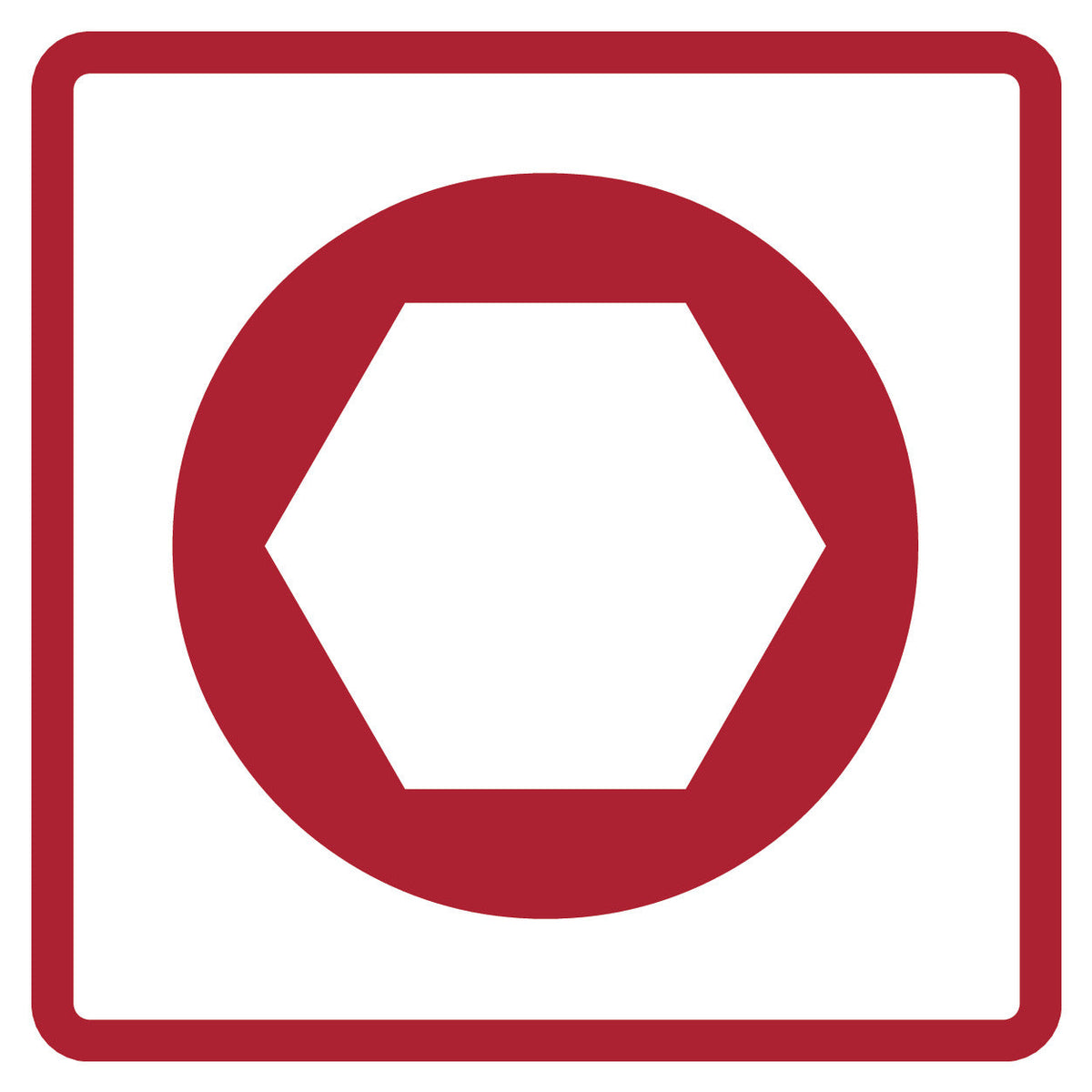 Vaso 3/8" hexagonal