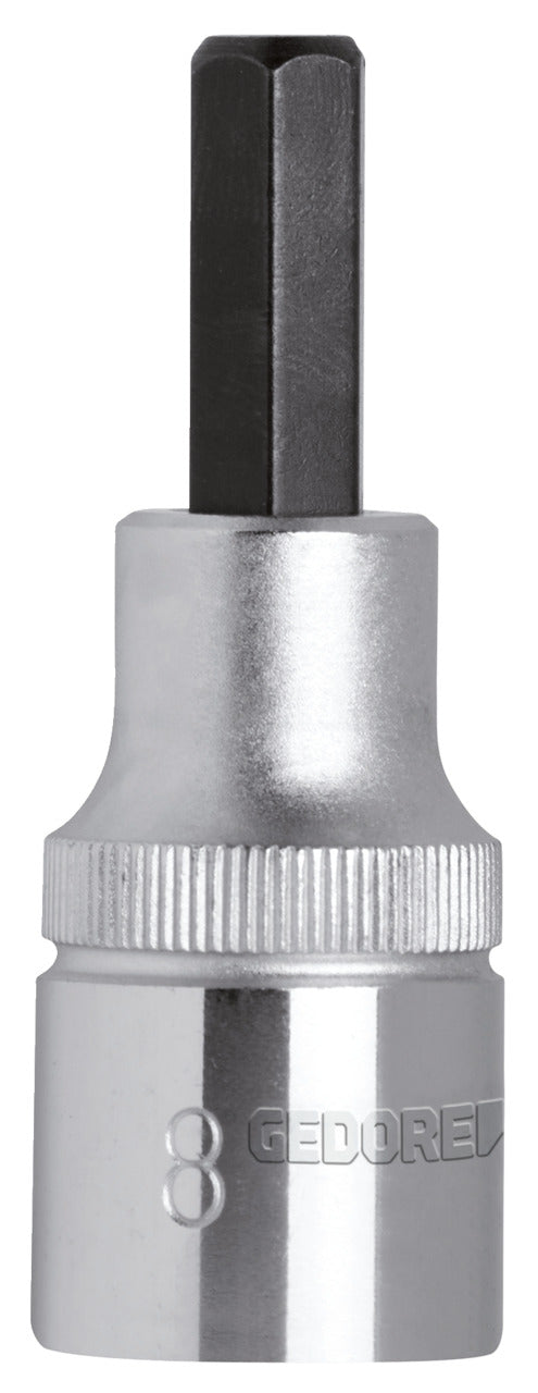 Vaso destornillador 1/2" hexagonal (Allen)