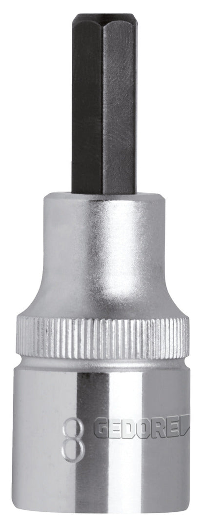 Vaso destornillador 1/2" hexagonal (Allen)