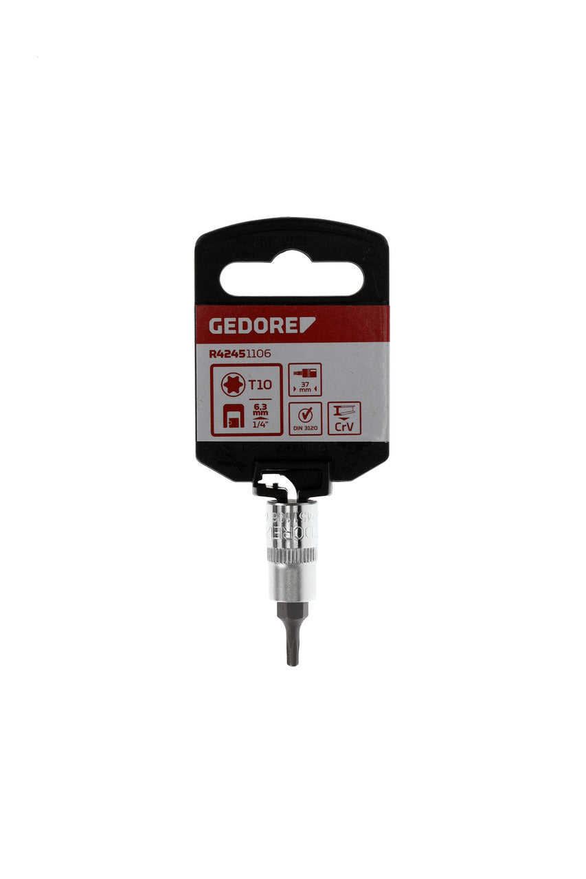 Vaso destornillador 1/4" Torx (TX)