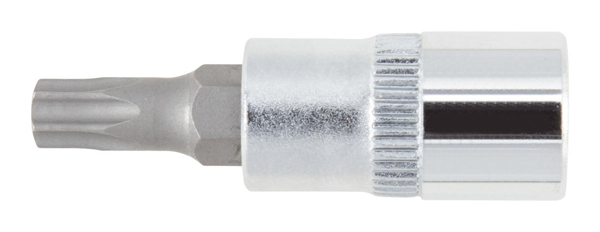 Vaso destornillador 1/4" Torx (TX) inviolable