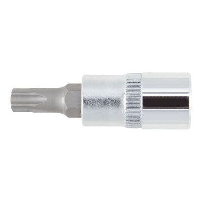 Vaso destornillador 1/4" Torx (TX) inviolable
