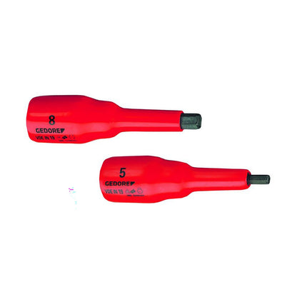 Vaso destornillador VDE 1/2" hexagonal (Allen) 1000 V