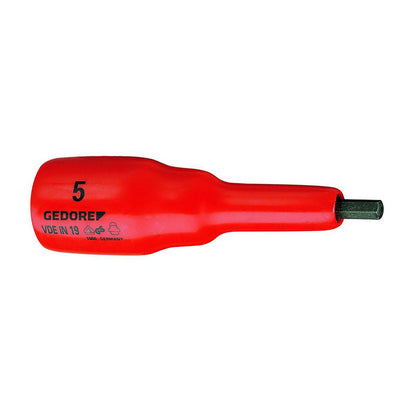 Vaso destornillador VDE 1/2" hexagonal (Allen) 1000 V