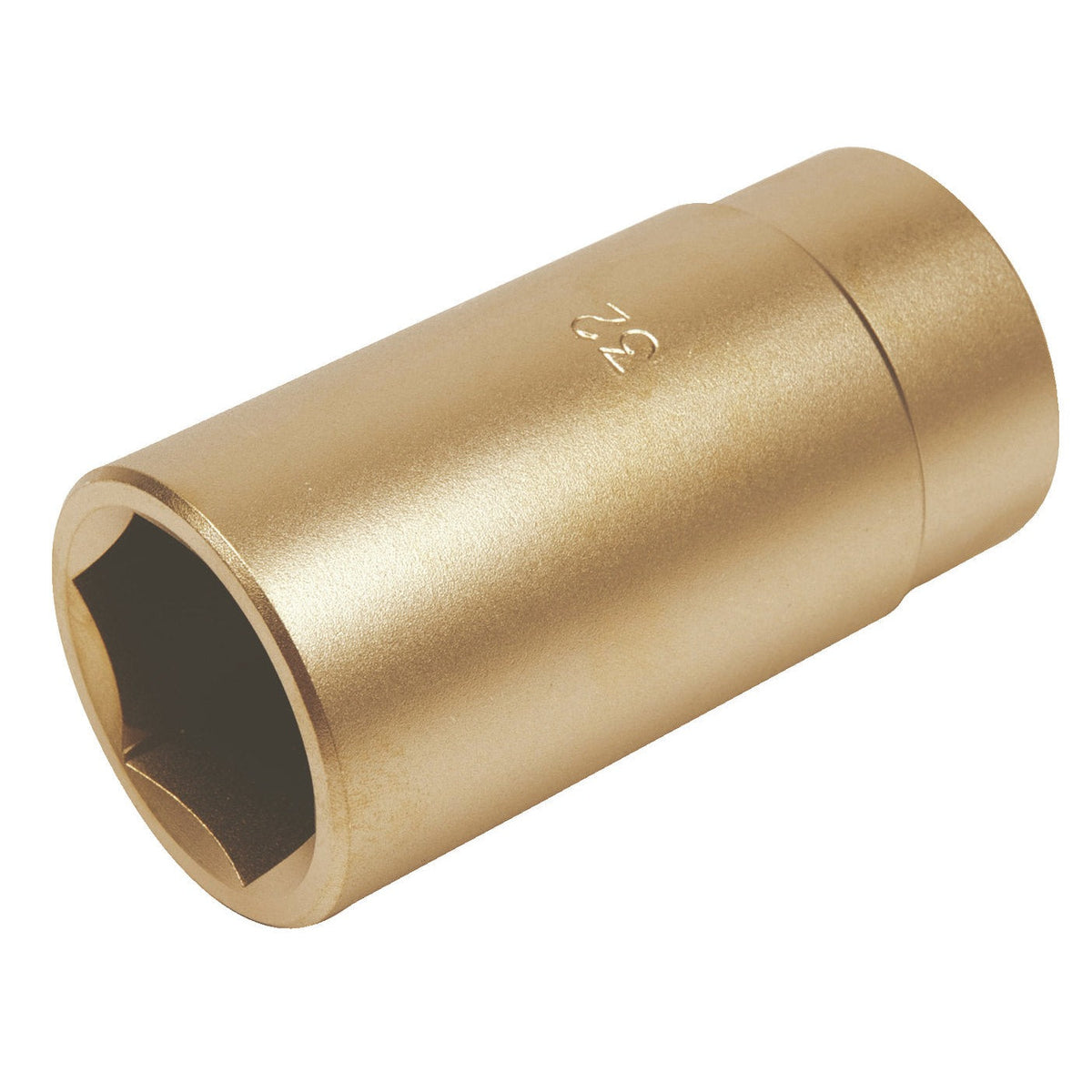 Vaso hexagonal largo antichispa 1/2" 18 mm